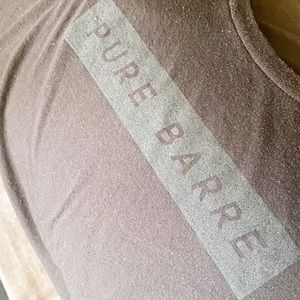 Pure Barre Branded Black Muscle Tank